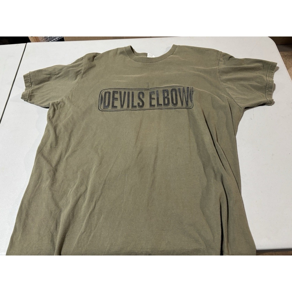 2XL Olive Green Devils Elbow‎ Mo T Shirt